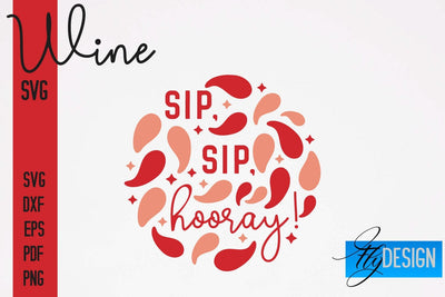 Wine SVG Design | Alcohol SVG Quotes | Party SVG Quotes SVG Fly Design 