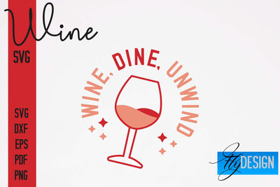 Wine SVG Design | Alcohol SVG Quotes | Party SVG Quotes SVG Fly Design 