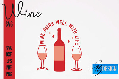 Wine SVG Design | Alcohol SVG Quotes | Party SVG Quotes SVG Fly Design 