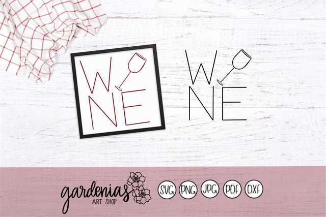 Wine SVG Gardenias Art Shop 