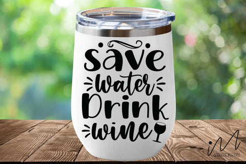 Wine t-shirt bundle, Wine t shirt, Cheers with wine svg, Wine cut files bundle, They whine I wine svg, Wine a little lough a lot svg SVG Isabella Machell 