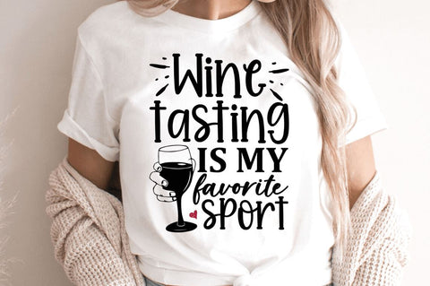 Wine tasting is my favorite sport SVG SVG Regulrcrative 