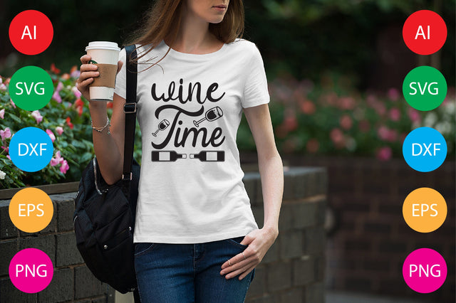 Wine Time SVG CraftlabSvg29 
