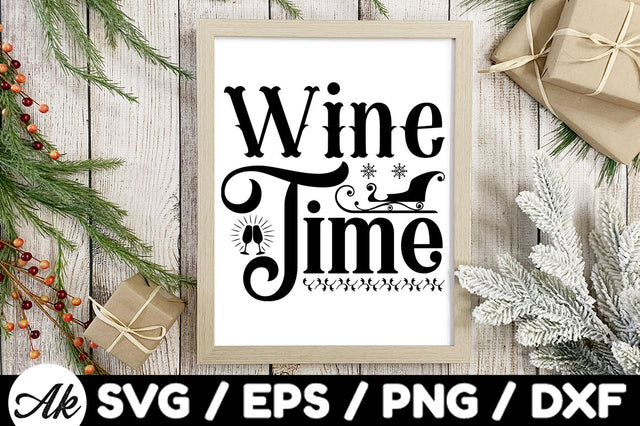 Wine Time svg SVG akazaddesign 