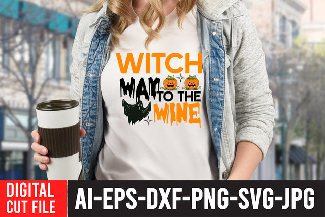 Winey Momster Witch SVG Cut File SVG BlackCatsMedia 