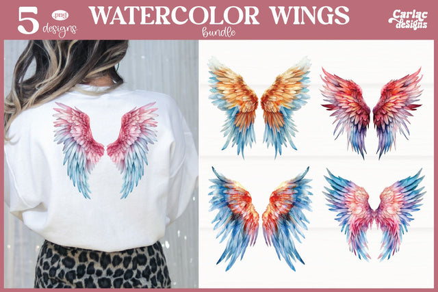 Wings Sublimation PNG | Angel Wings PNG Sublimation Carla C Designs 