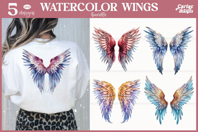 Wings Sublimation PNG | Angel Wings PNG Sublimation Carla C Designs 