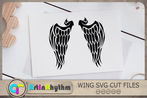 Wings Svg, Angel Wings Svg, Wing Cut File SVG Artinrhythm shop 