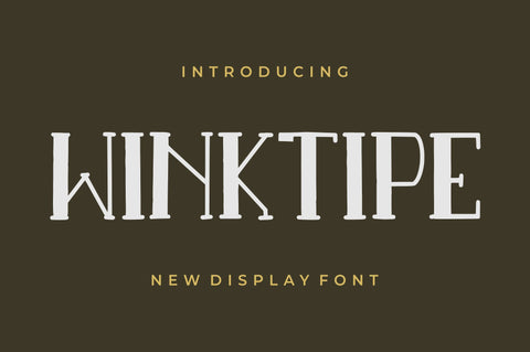 Winktipe Font Good Java 