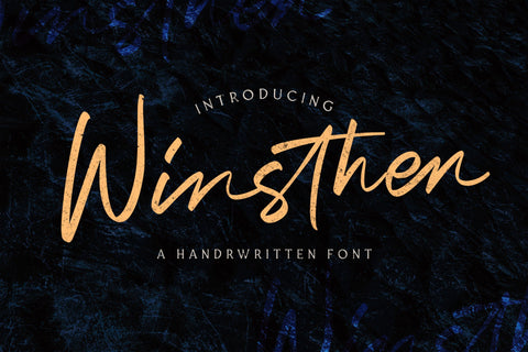 Winsthen - Handwritten Font Font StringLabs 