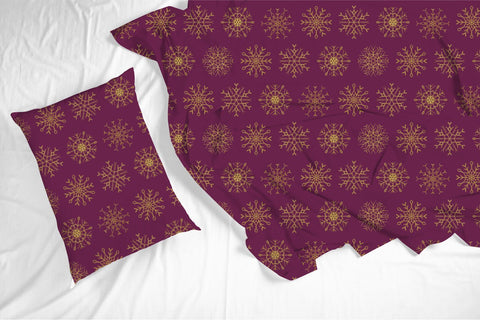 Winter background snowflake clipart seamless patterns bundle Digital Pattern KatineArt 