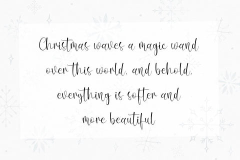 Winter Belly Font Forberas 