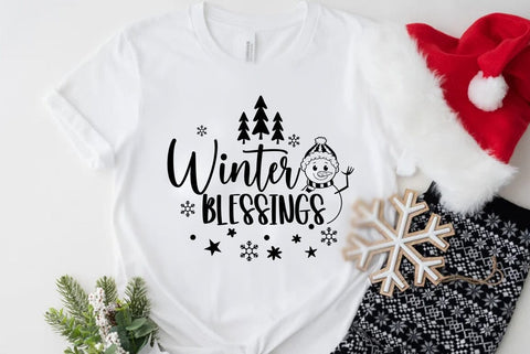 Winter blessings, Christmas SVG SVG FiveStarCrafting 