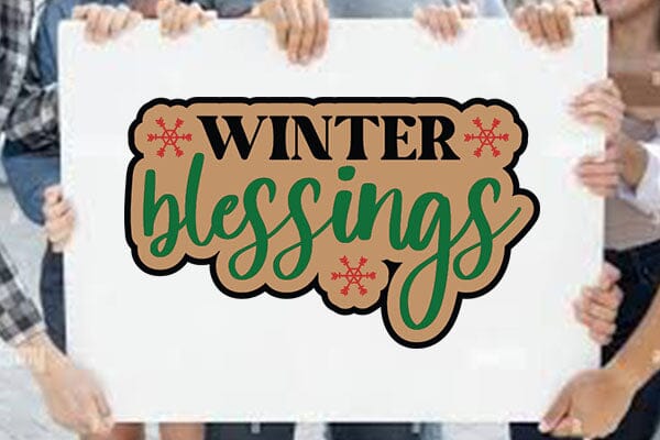 Winter Blessings SVG Angelina750 