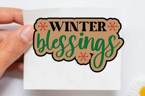 Winter Blessings SVG Angelina750 