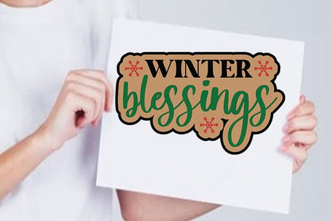 Winter Blessings SVG Angelina750 