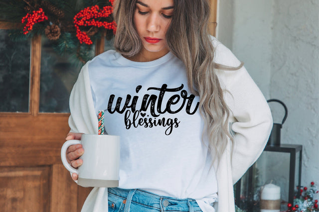 winter blessings svg SVG nirmal108roy 