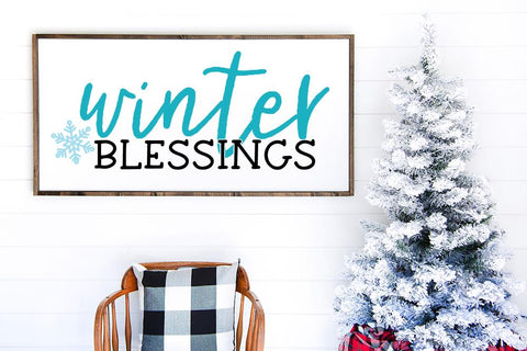 Winter Blessings SVG SVG So Fontsy Design Shop 