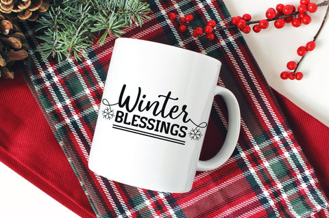Winter Blessings, Winter SVG Design SVG futivesvg 