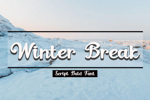 Winter Break Font Supersemar Letter 