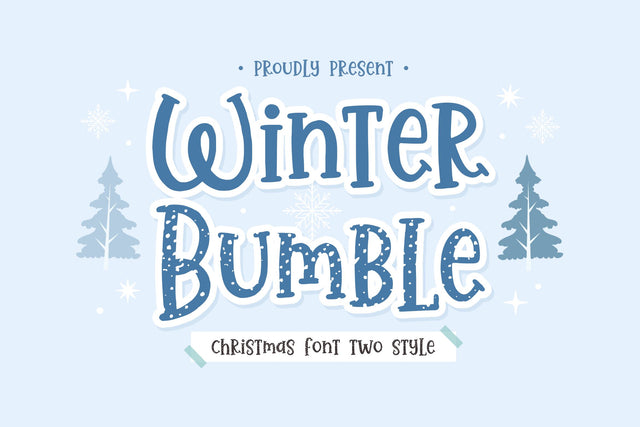 Winter Bumble Font Allouse.Studio 