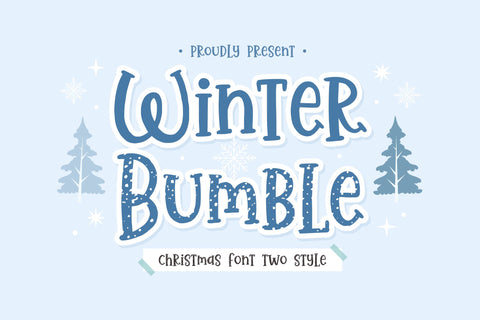 Winter Bumble Font Allouse.Studio 
