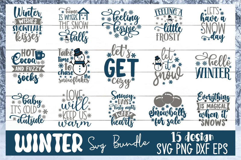 Winter Bundle SVG SVG md faruk hossain 