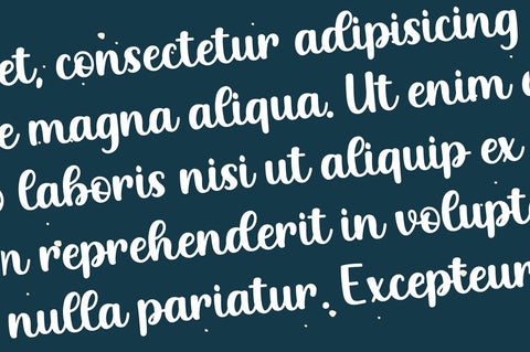 Winter Candy Font Manjali_Studio 