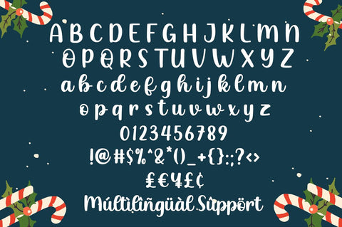 Winter Candy Font Manjali_Studio 