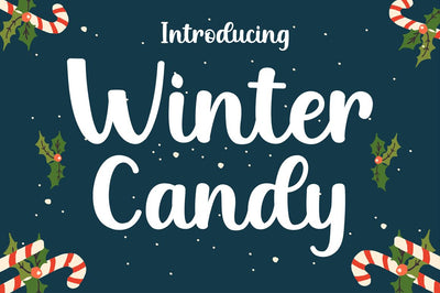 Winter Candy Font Manjali_Studio 