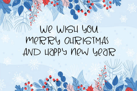 Winter Christmas Font goodigital_13 