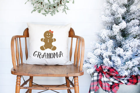 Winter/ Christmas Gingerbread Family Bundle - SVG, PNG, DXF, EPS SVG Elsie Loves Design 