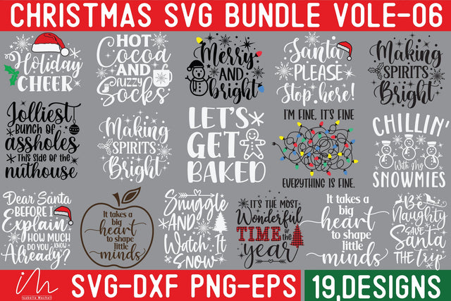 Winter Christmas svg bundle, Christmas Santa svg, Christmas light svg, Santa baby svg, Winter t shirt svg, Christmas Holiday, Svg, USA holiday svg, snow svg SVG Isabella Machell 
