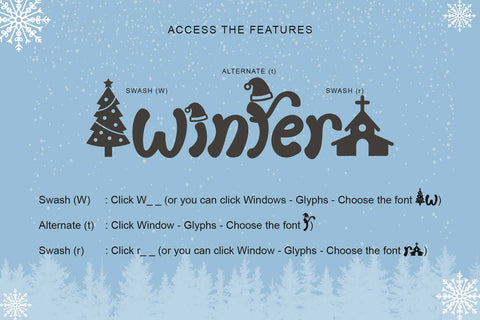 Winter Claus Font Prasetya Letter 