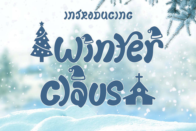 Winter Claus Font Prasetya Letter 