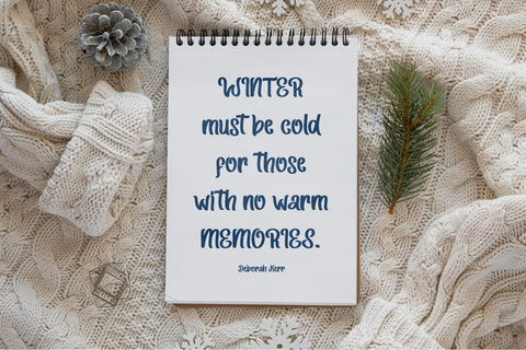 Winter Cold Font Sakha Design Studio 