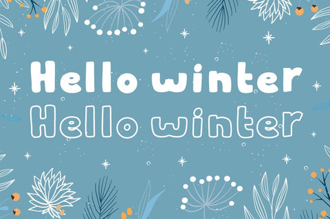 Winter Dairy - Christmas Font Font Attype studio 