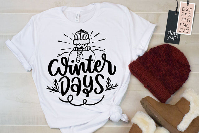 Winter Days SVG Christmas Quotes SVG dapiyupi store 