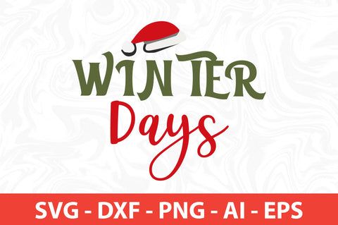 Winter Days SVG SVG nirmal108roy 