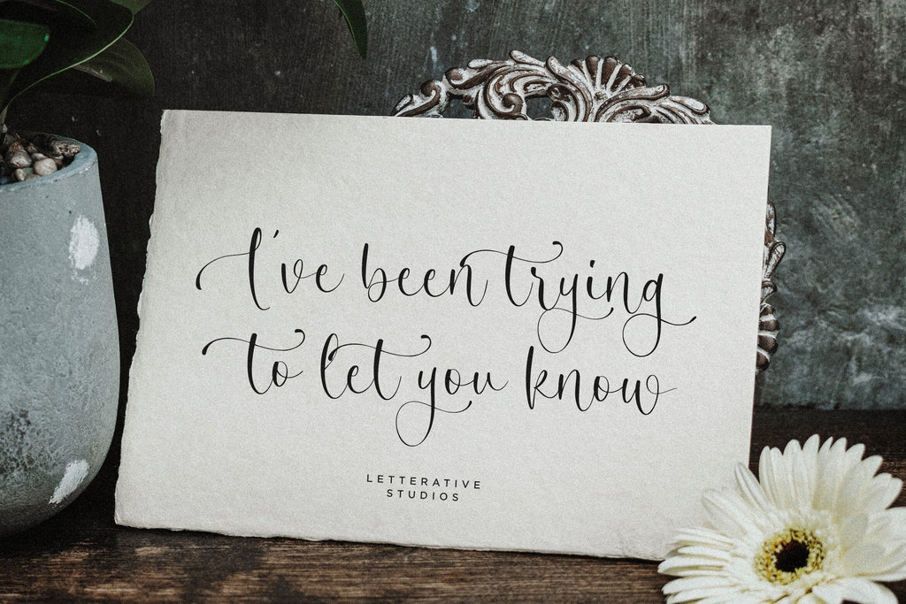 Winter Fantasy Beautiful Calligraphy Font - So Fontsy