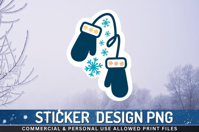 Winter gloves Clipart Sublimation PNG Sublimation Regulrcrative 