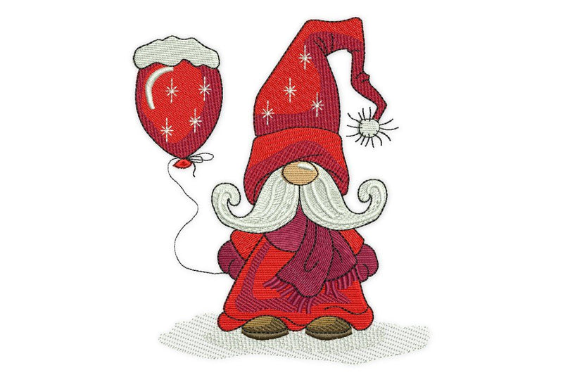 Winter Gnome Embroidery Design Embroidery/Applique DESIGNS NextEmbroidery 