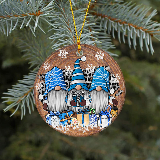 Winter Gnome Wood Slice Ornament Png, Gnomies Christmas Ornament Png,Round Christmas Ornament, Christmas Ornament Sublimation Download Sublimation CaldwellArt 