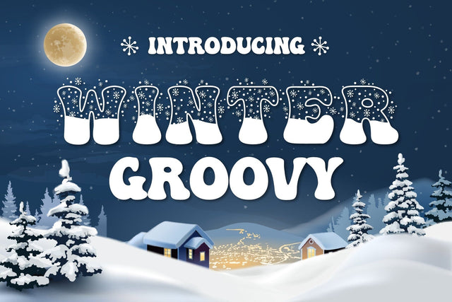 Winter Groovy Decorative Font Font Fox7 By Rattana 