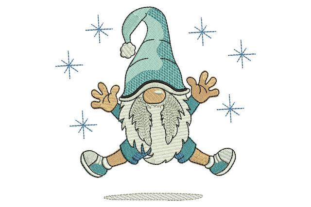 Winter Happy Gnome Embroidery Design Embroidery/Applique DESIGNS NextEmbroidery 