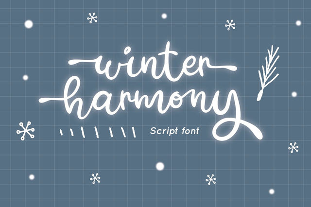 Winter Harmony - wedding font Font Attype studio 