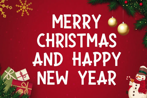 Winter Holiday Font Kasih Ibu 