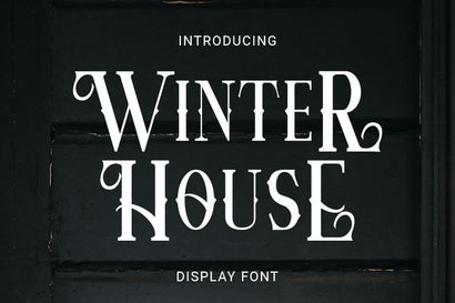 Winter House Font Irvan Randi 