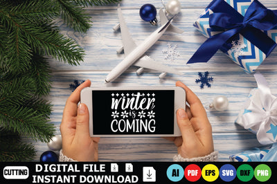 Winter Is Coming SVG Shahin alam 