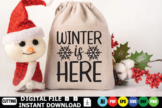 Winter Is Here SVG Shahin alam 